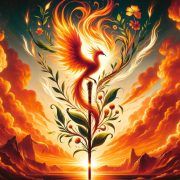 Una pintura fascinante que captura la majestuosa belleza de los Ases de los Arcanos Menores del Tarot.